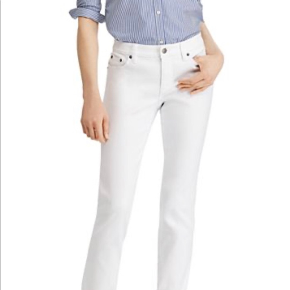 LRL Lauren jeans Ralph Lauren size 8 white